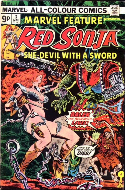 Red Sonja Marvel Feature Vol 2 #3 (1976) comic V02N03_01