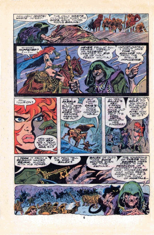 Red Sonja Marvel Feature Vol 2 #3 (1976) comic review V02N03_05