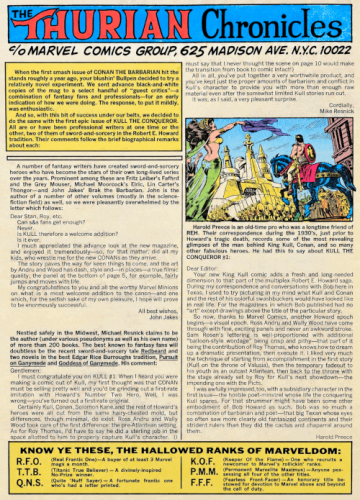 The Thurian Chronicals (1971)