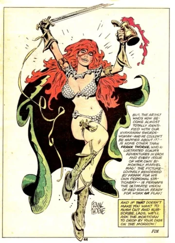 Red Sonja - Unknown Frank Thorne 
