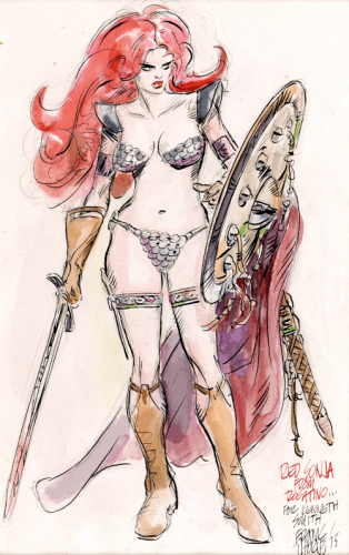 Pinups RedSonja FrankThorne (1975)